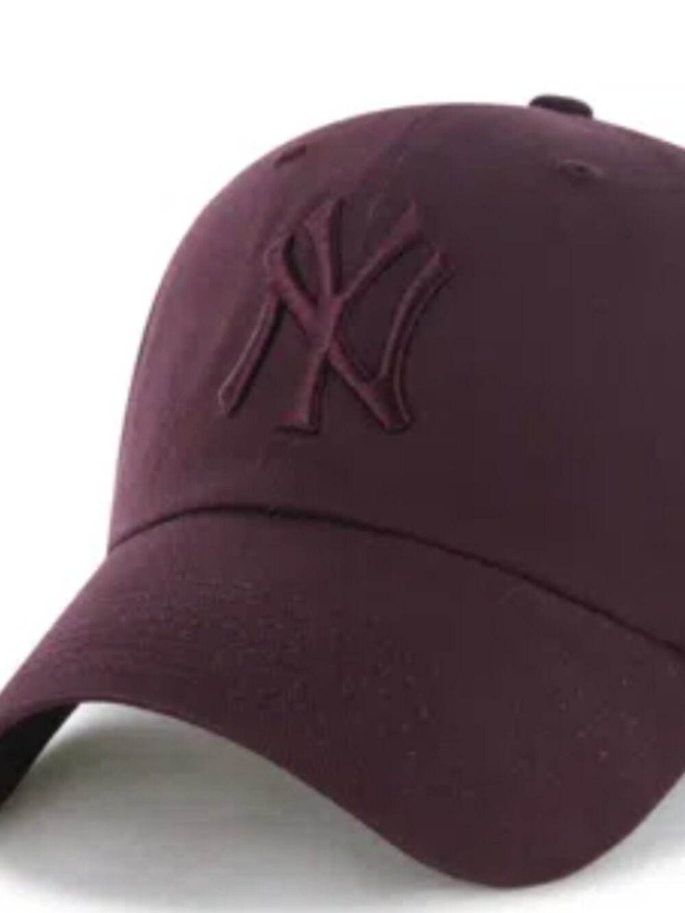 47 New York Yankees Clean Up Baseball Cap In Burgundy